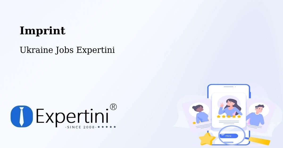 Imprint – Khmelnytskyi - Ukraine Jobs Expertini