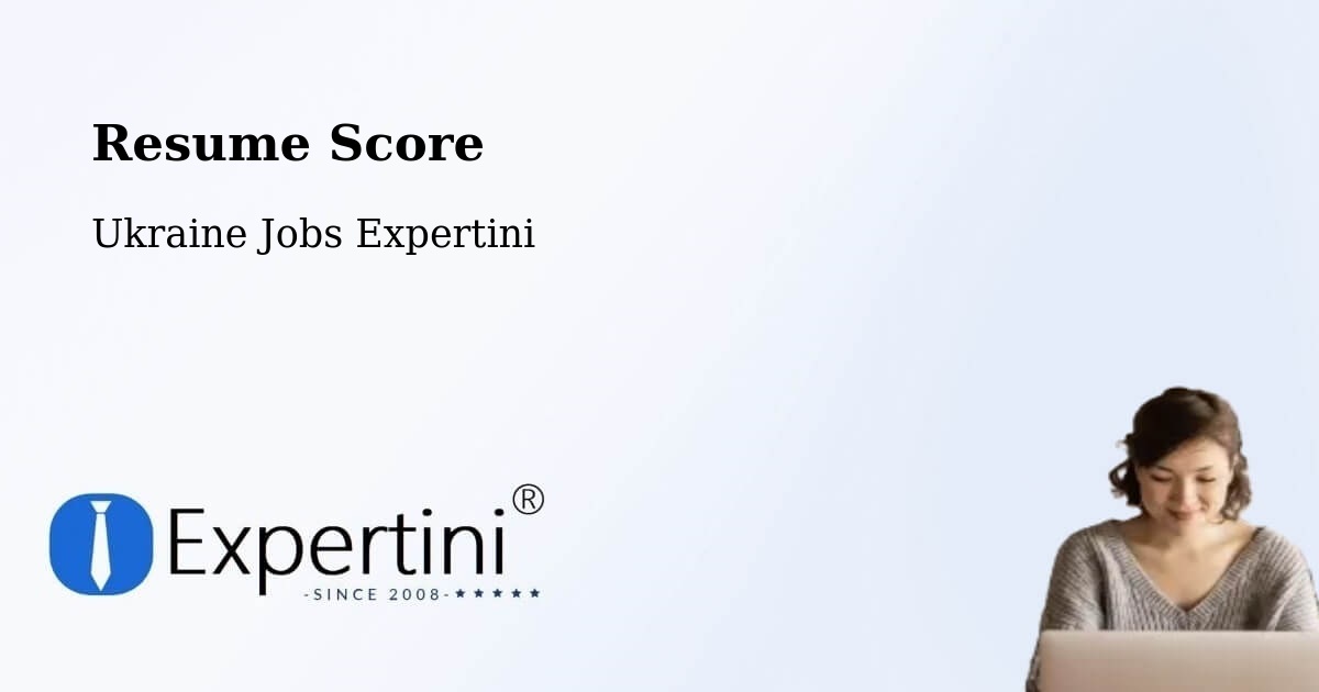 Resume Score & Job Description Match Tool – Khmelnytskyi - Ukraine Jobs Expertini